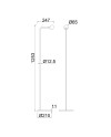 ***OFER/DES*** EYES * PIE SALON LED NEGRO 6W 3000K